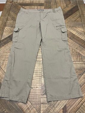 Dickies Women's Relaxed Fit Cargo Pants Khaki Tan Size 18 Regular Workwear